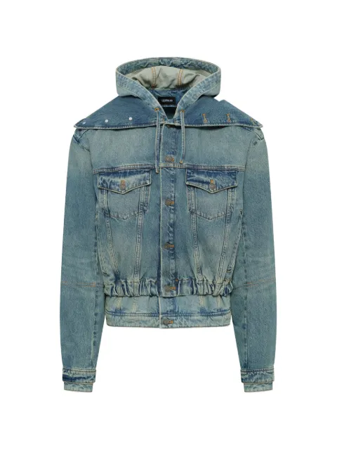 EGONlab. hooded denim jacket
