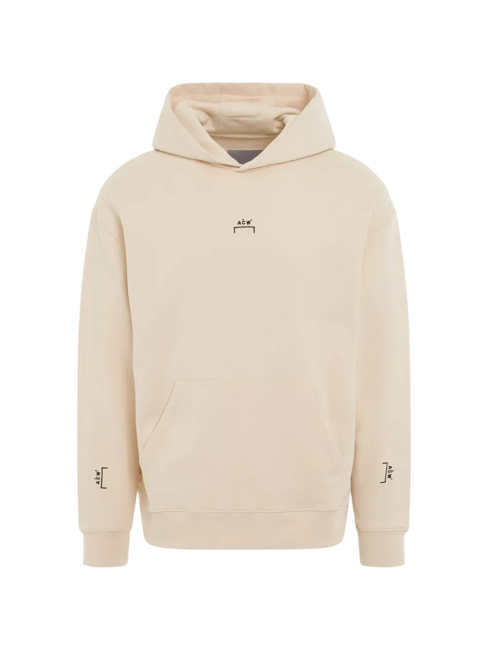 A-cold-wall* Essential Canvas Hoodie In Neutrals