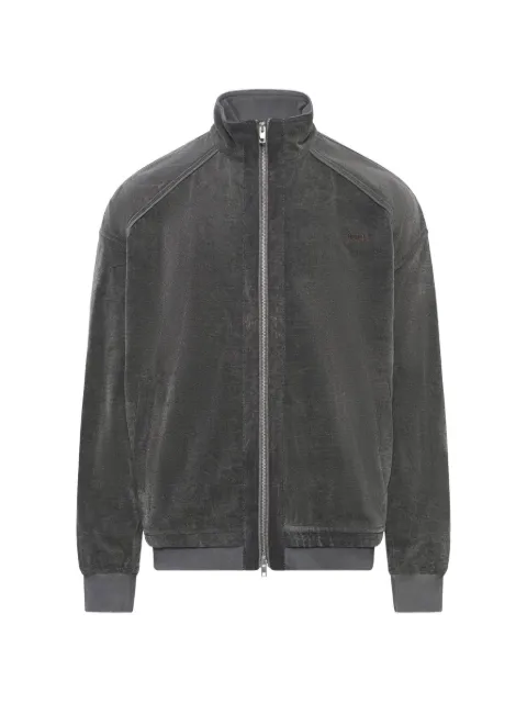 Juun.J high-neck zip-up denim jacket