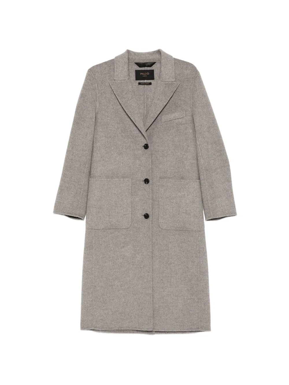 Paltò Elsa DB single-breasted wool coat - Grigio