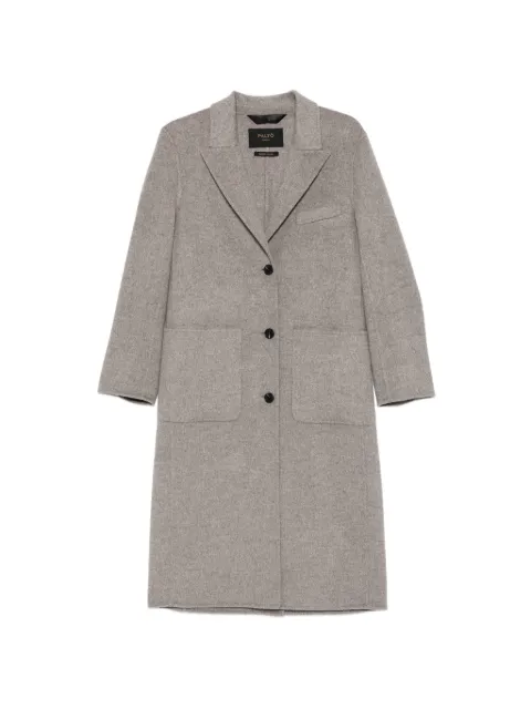 Paltò Elsa DB single-breasted wool coat