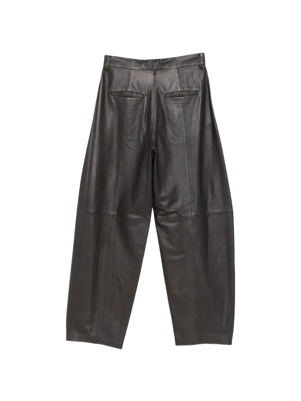 Alysi Broek met wijde pijpen Bruin