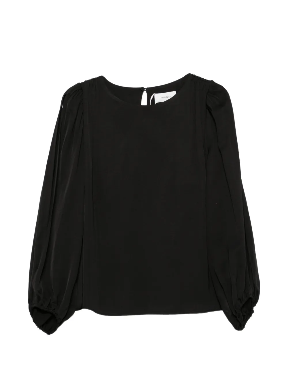 MeimeiJ slit-sleeve pleated top