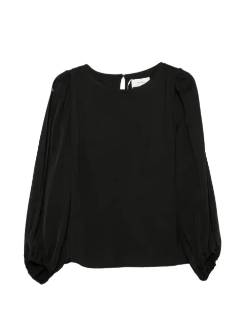 MeimeiJ slit-sleeve pleated top