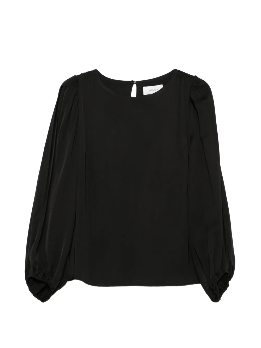 MeimeiJ slit-sleeve pleated top