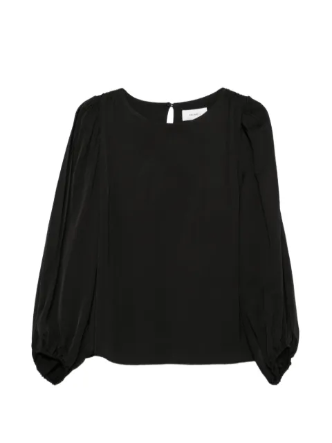 MeimeiJ slit-sleeve pleated top