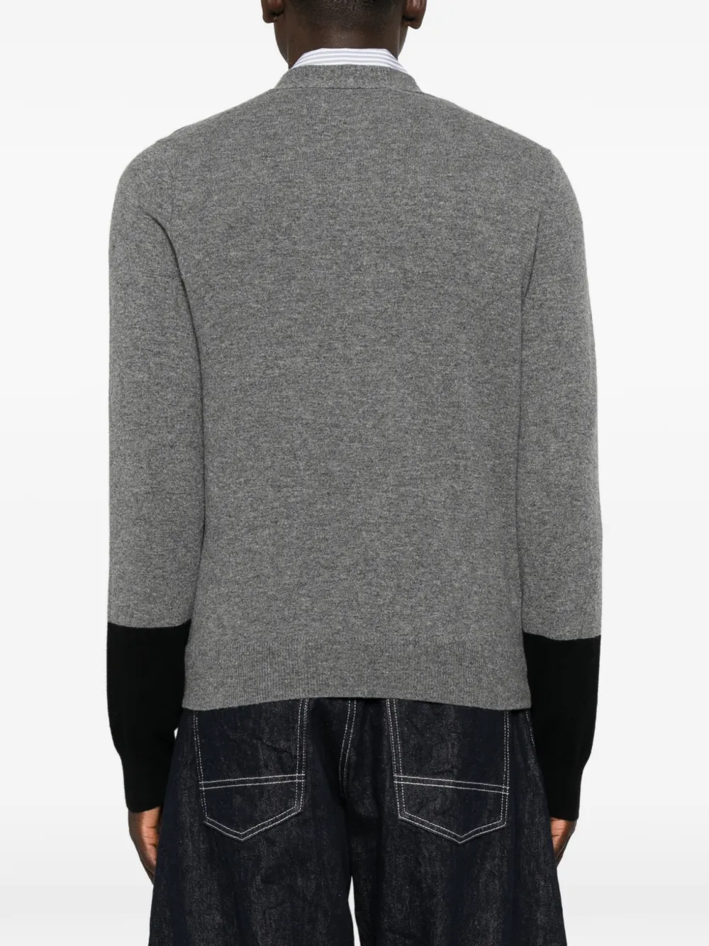Comme des Garçons Homme Vest met colourblocking Grijs