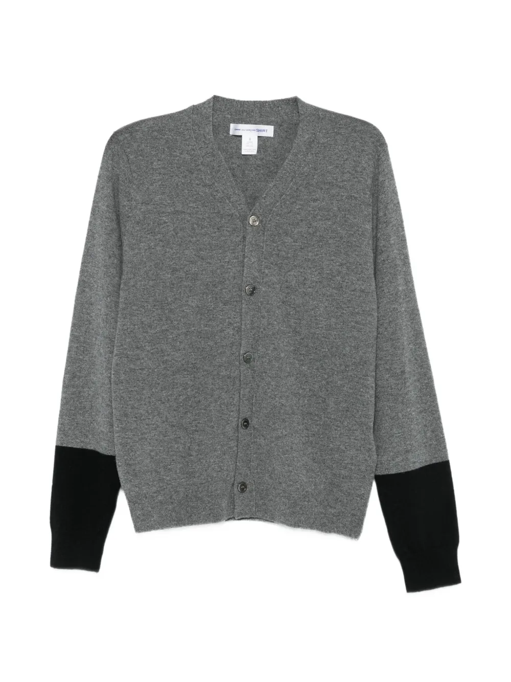 Comme des Garçons Homme colour-block wool cardigan