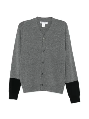 Comme Des Garçons Shirt Vネック カーディガン | グレー | FARFETCH JP