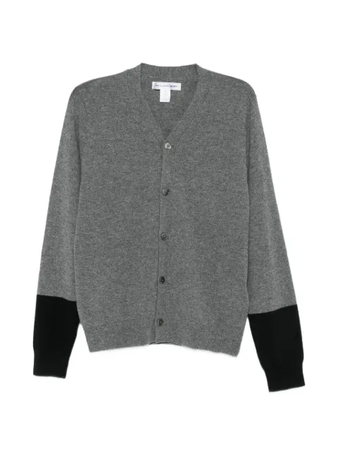 Comme des Garçons Homme colour-block wool cardigan