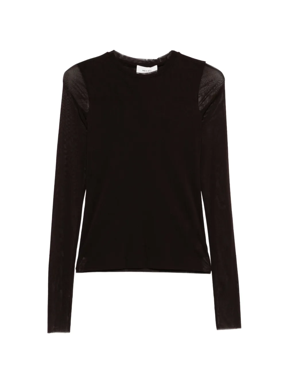 MeimeiJ sheer-panel long-sleeve T-shirt