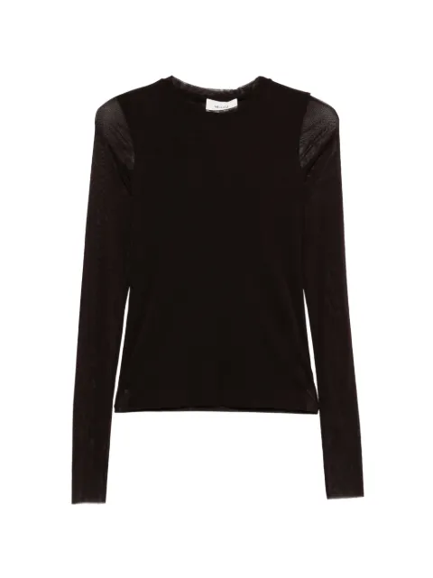 MeimeiJ sheer-panel long-sleeve T-shirt