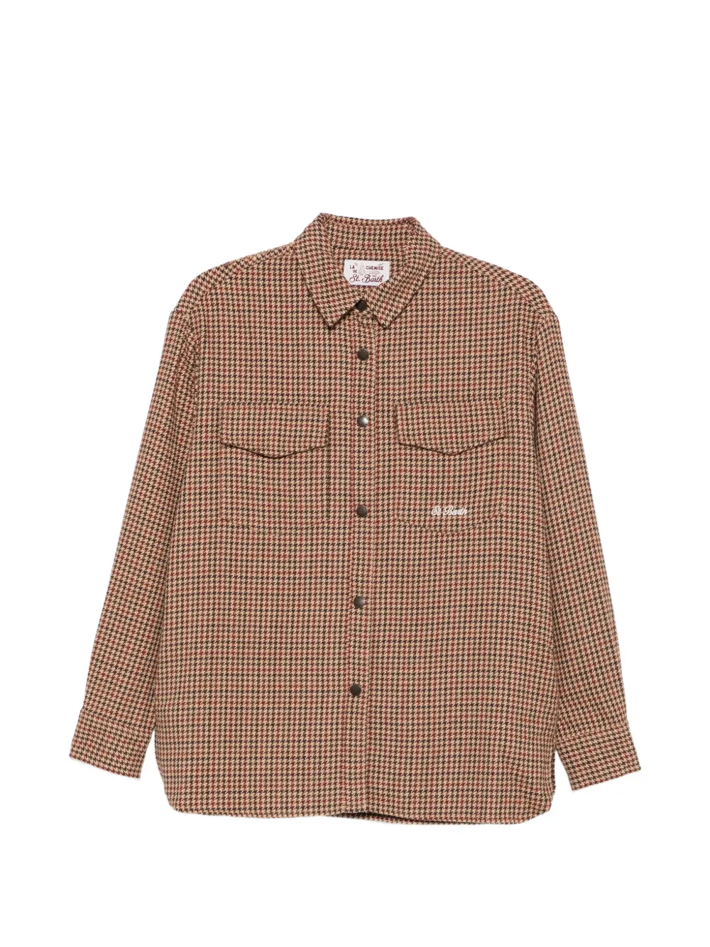 MC2 Saint Barth x Disney Mickey Mouse houndstooth-pattern shirt