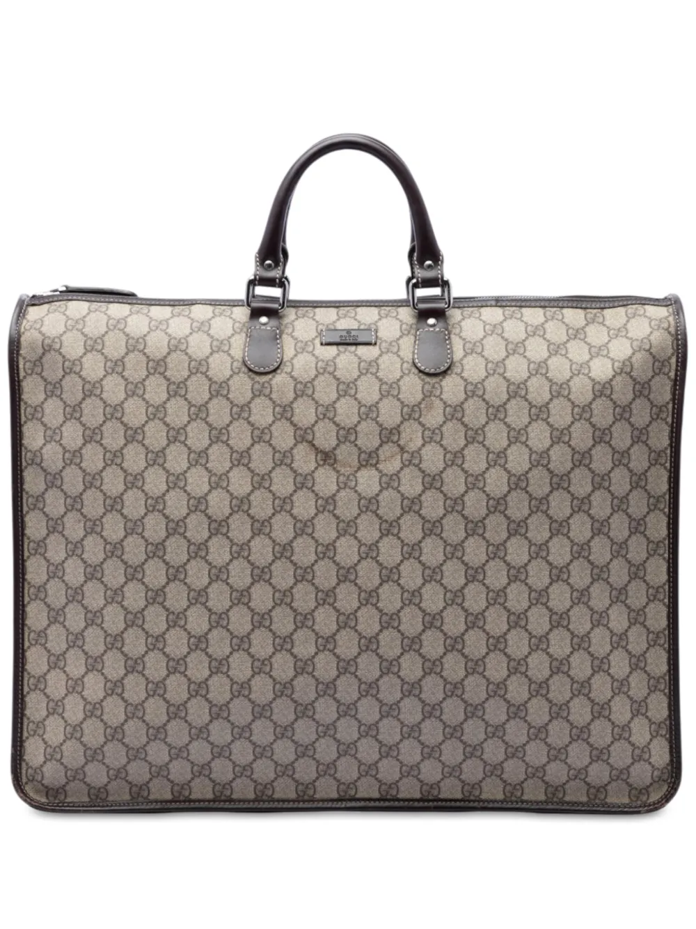 Gucci Pre-Owned 2016-2026 GG Supreme Tote travel bag - Neutrals