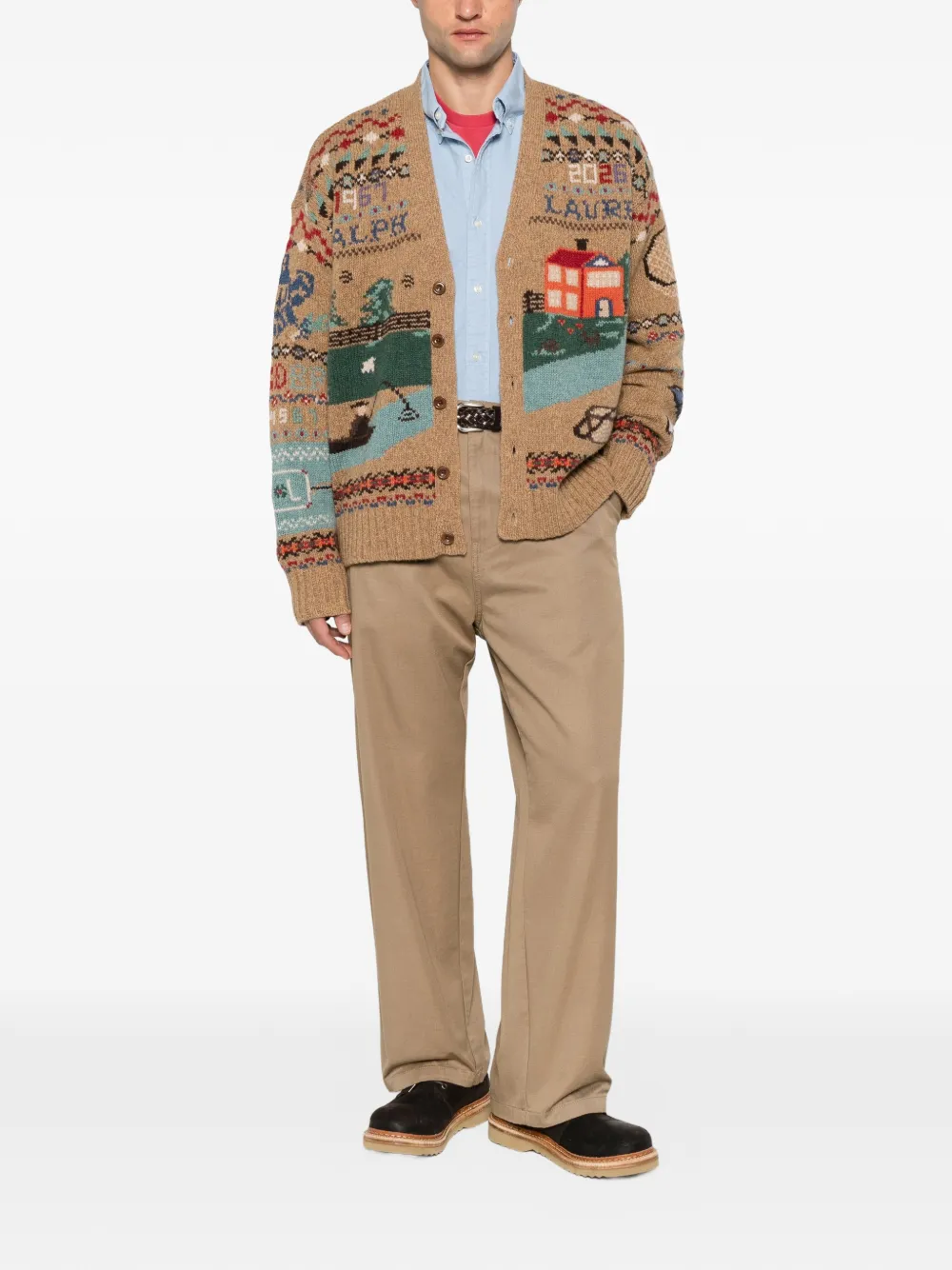 Polo Ralph Lauren Intarsia vest Beige