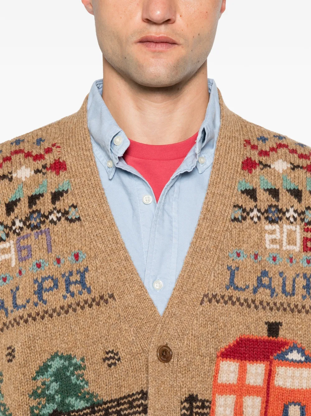 Polo Ralph Lauren Intarsia vest Beige