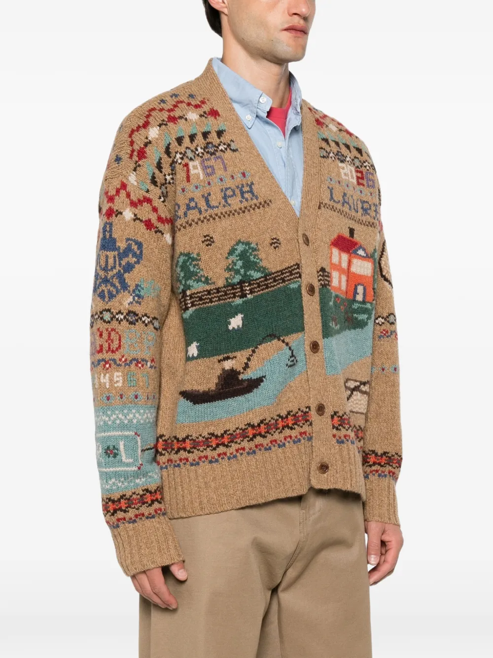 Polo Ralph Lauren Intarsia vest Beige