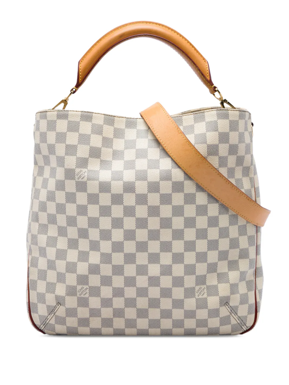 Louis Vuitton Pre-Owned 2012 Damier Azur Satchel-Tasche - Weiß