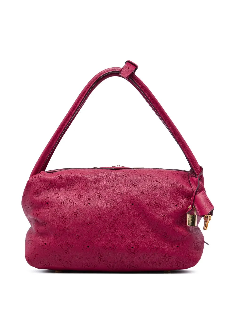 Louis Vuitton Pre-Owned 2011 Monogram Mahina Galatea PM shoulder bag - Rosa
