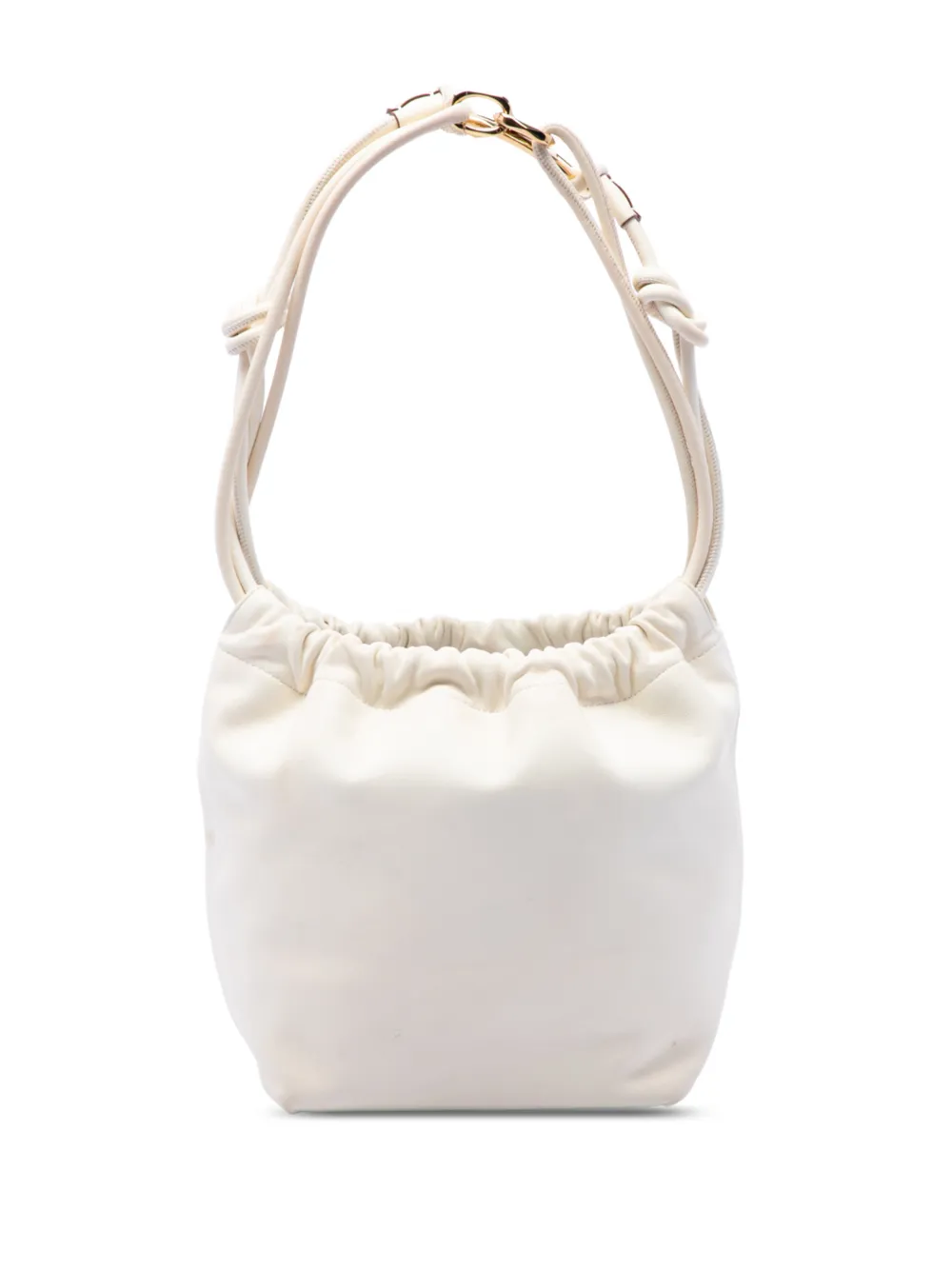 Valentino Garavani Pre-Owned sac seau Nappa Vlogo Pouf (2000-2017) - Marron
