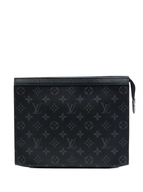 Louis Vuitton Pre-Owned 2020 Monogram Eclipse Pochette Voyage MM clutch bag