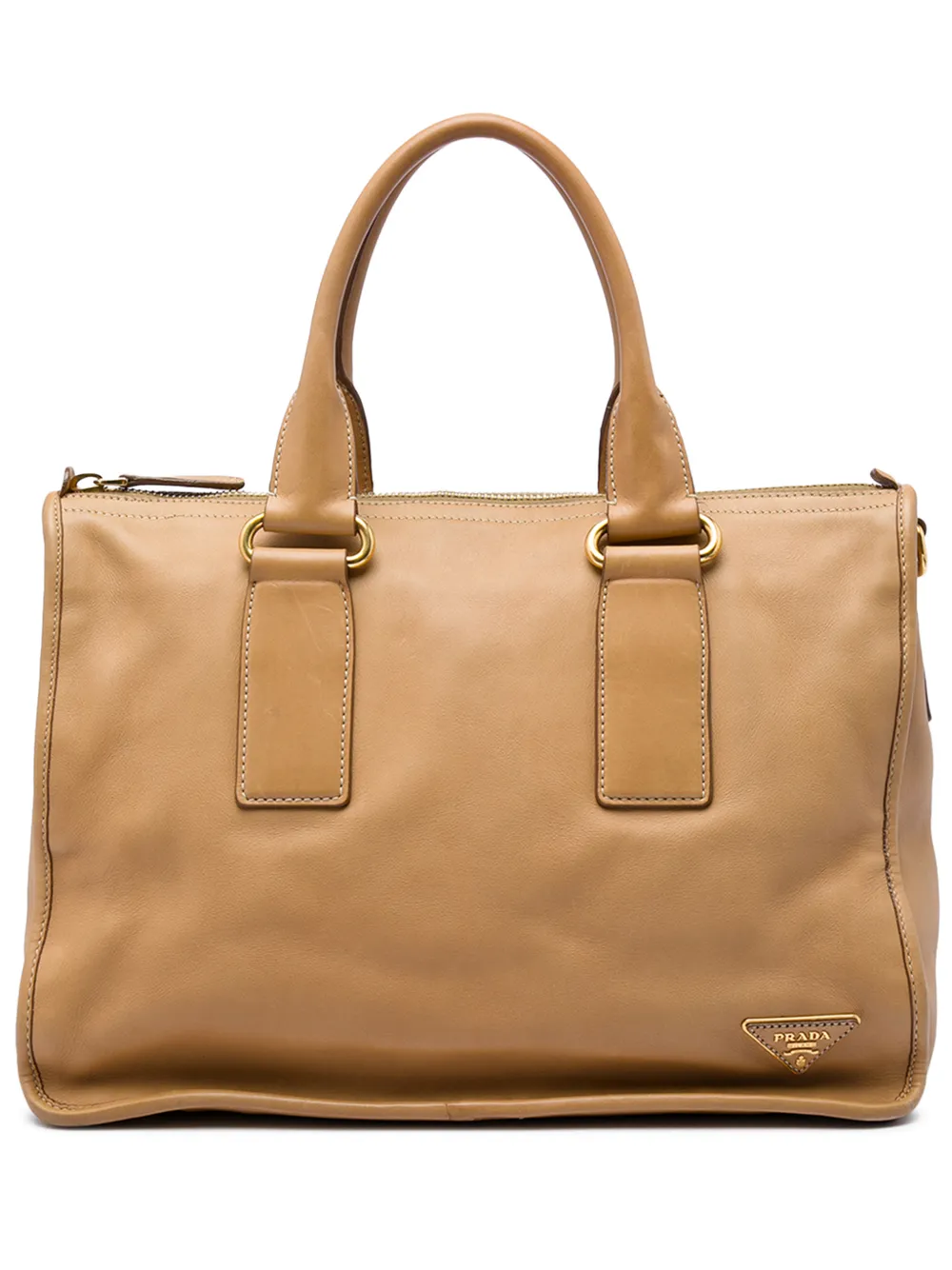 Prada Pre-Owned 2010-2026 Soft Calf satchel - Marrone