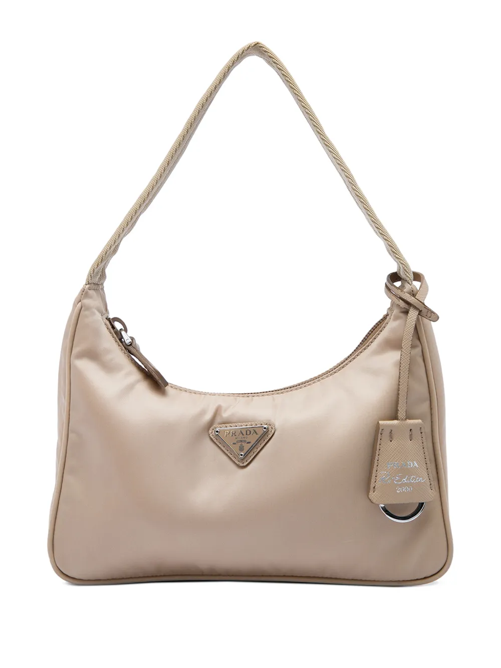Prada Pre-Owned 2019-2026 Mini Tessuto Re Edition 2000 shoulder bag - Toni neutri