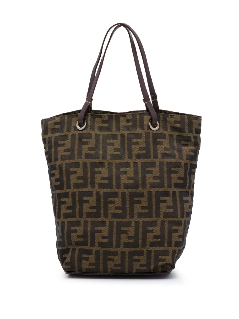 Fendi Pre-Owned 2000-2010 Zucca Canvas tote bag - Marrone