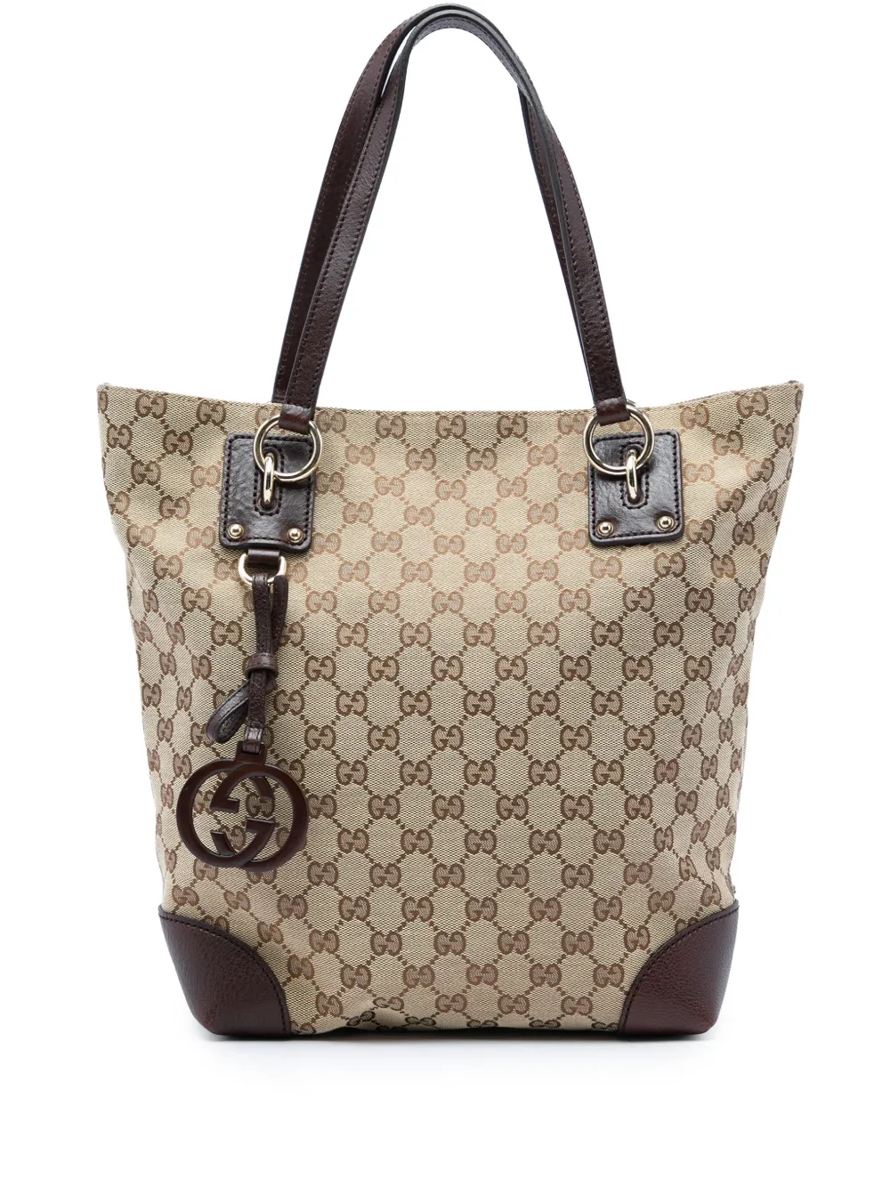 Gucci Pre-Owned 2016-2026 GG Canvas GG Charm tote bag - Toni neutri