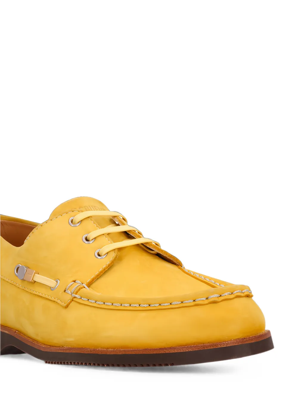 Jacquemus The Canotiers boat shoes Geel