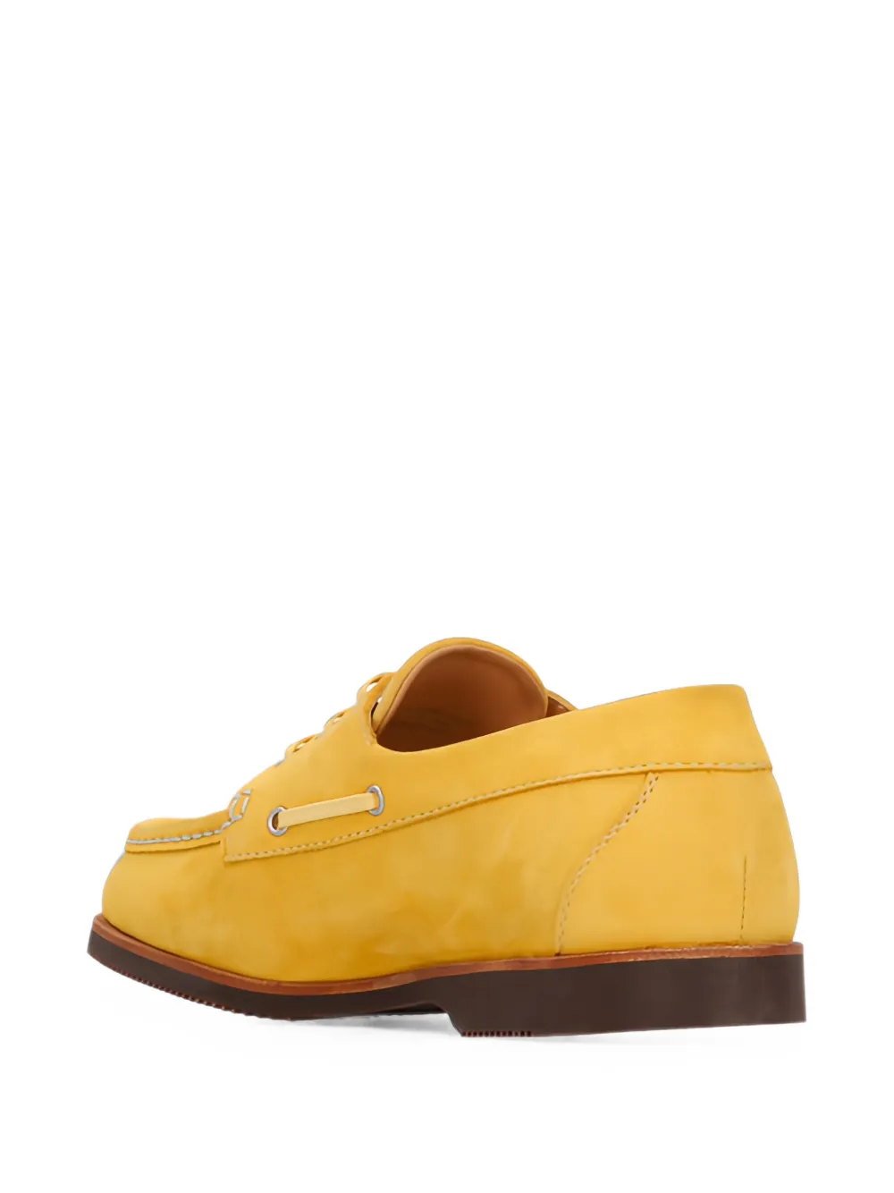 Jacquemus The Canotiers boat shoes Geel