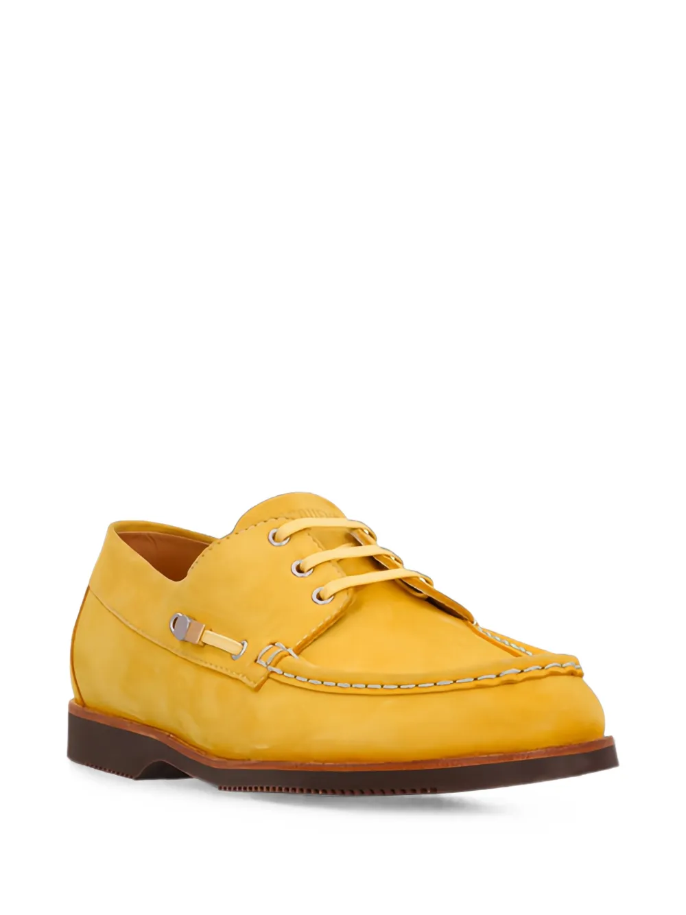 Jacquemus The Canotiers boat shoes Geel