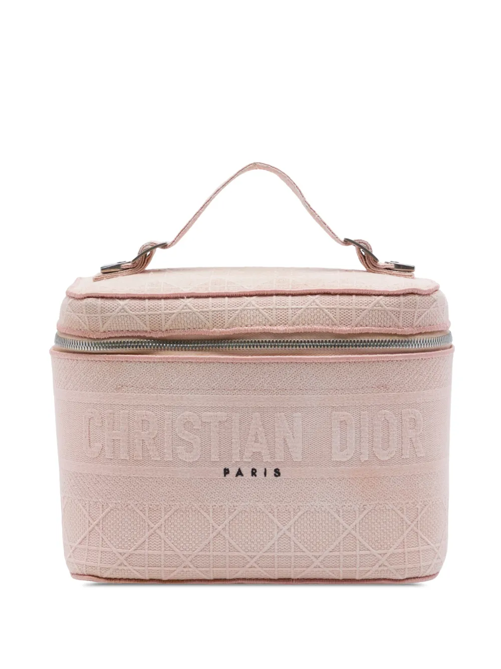 Christian Dior Pre-Owned 2020 Diortravel Cannage D-Lite Kosmetiktasche - Rosa