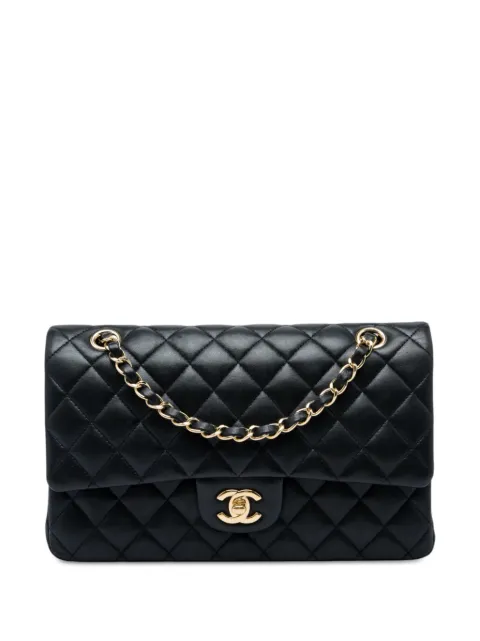 CHANEL Pre-Owned sac porté épaule Double Flap médium (2014)