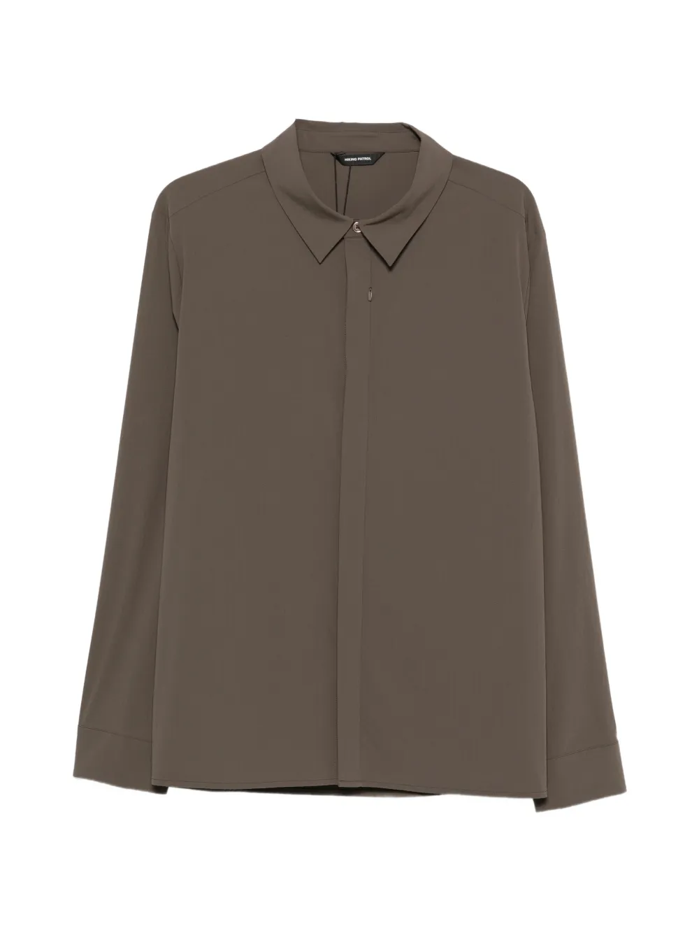 Hiking Patrol ripstop-textured shirt