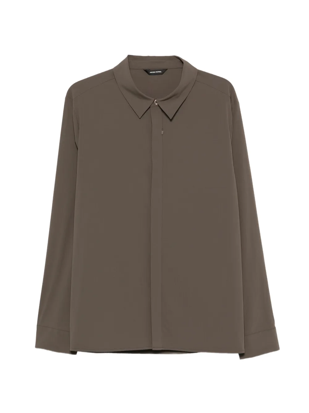 Hiking Patrol ripstop-textured shirt