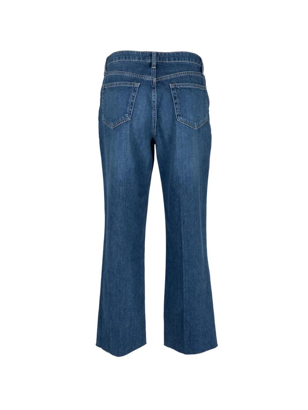 L'Agence Wanda jeans met wijde pijpen Blauw