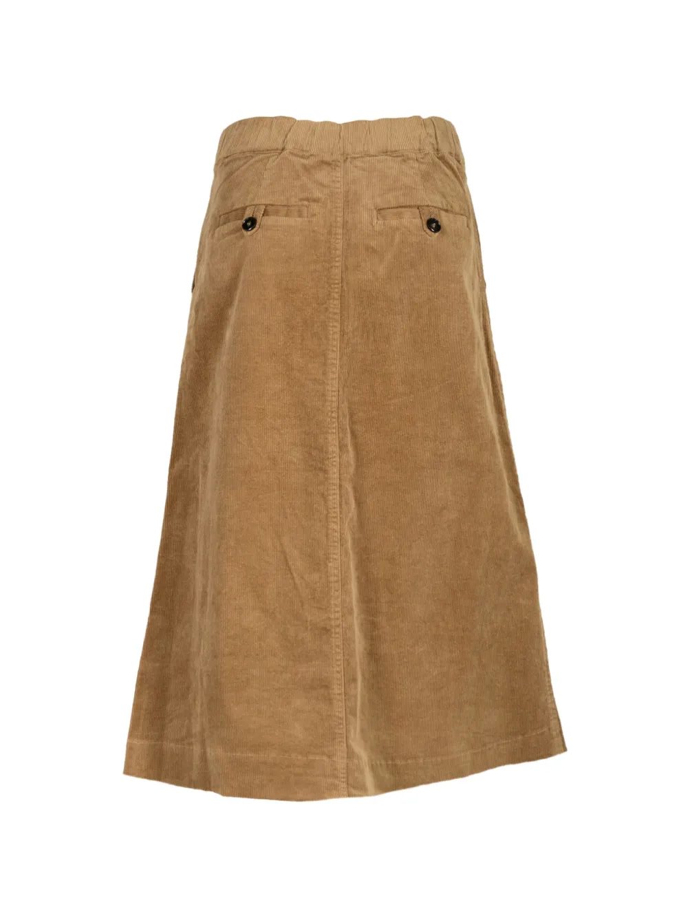Sea Garret ribfluwelen midi-rok Beige
