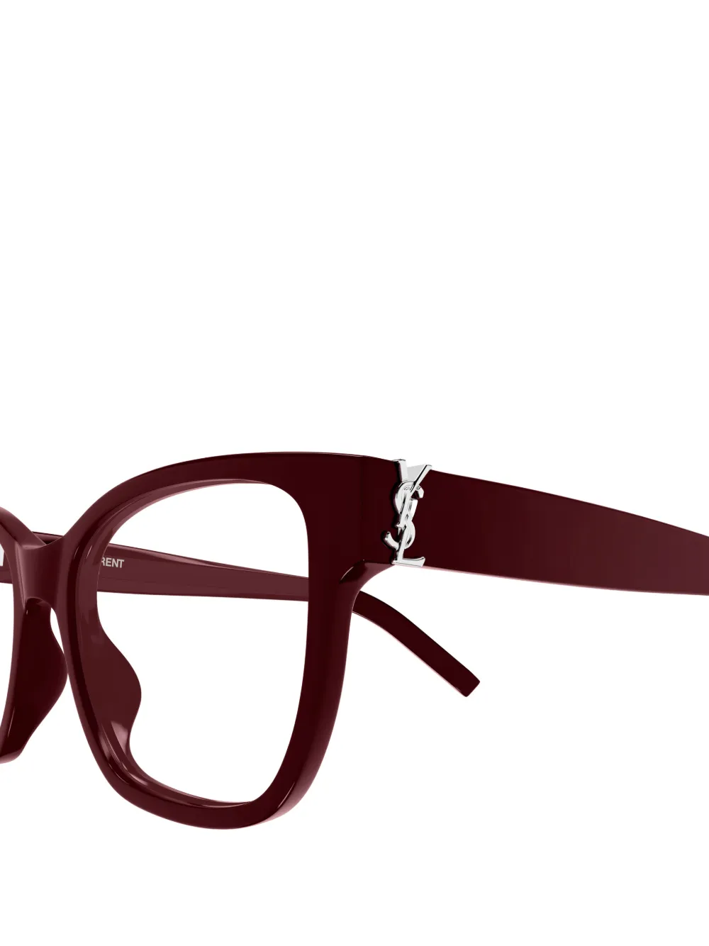 Saint Laurent Eyewear Bril met cat-eye montuur Rood