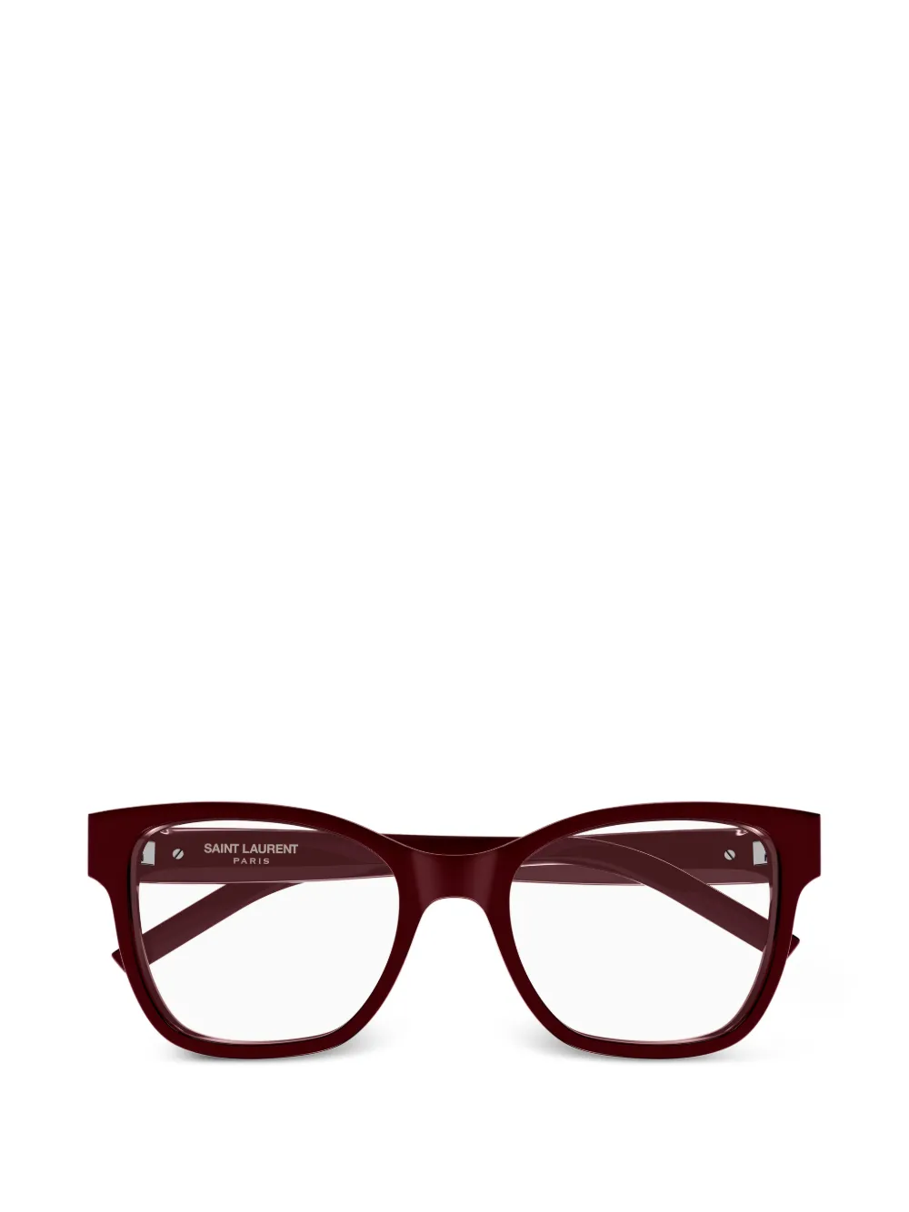 Saint Laurent Cat-eye Frame Glasses In Red