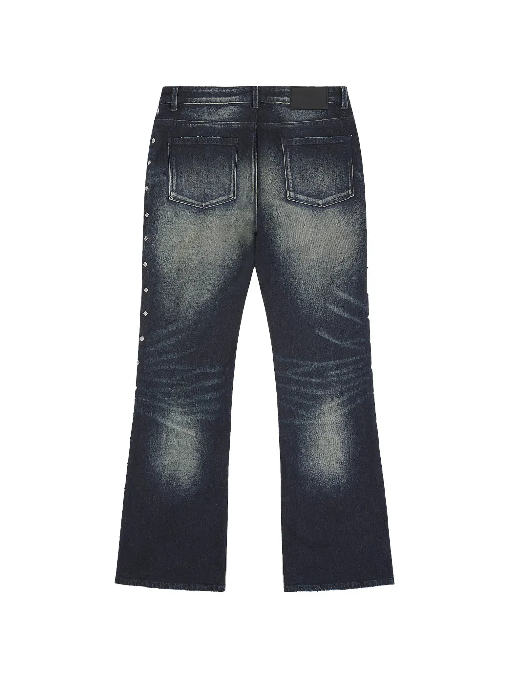 RTA Mael jeans verfraaid met studs Blauw