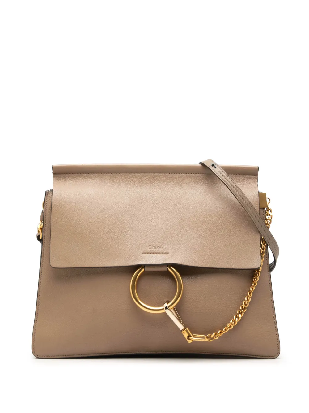Chloé Pre-Owned 2002-2026 mittelgroße Faye Umhängetasche aus Leder - Braun