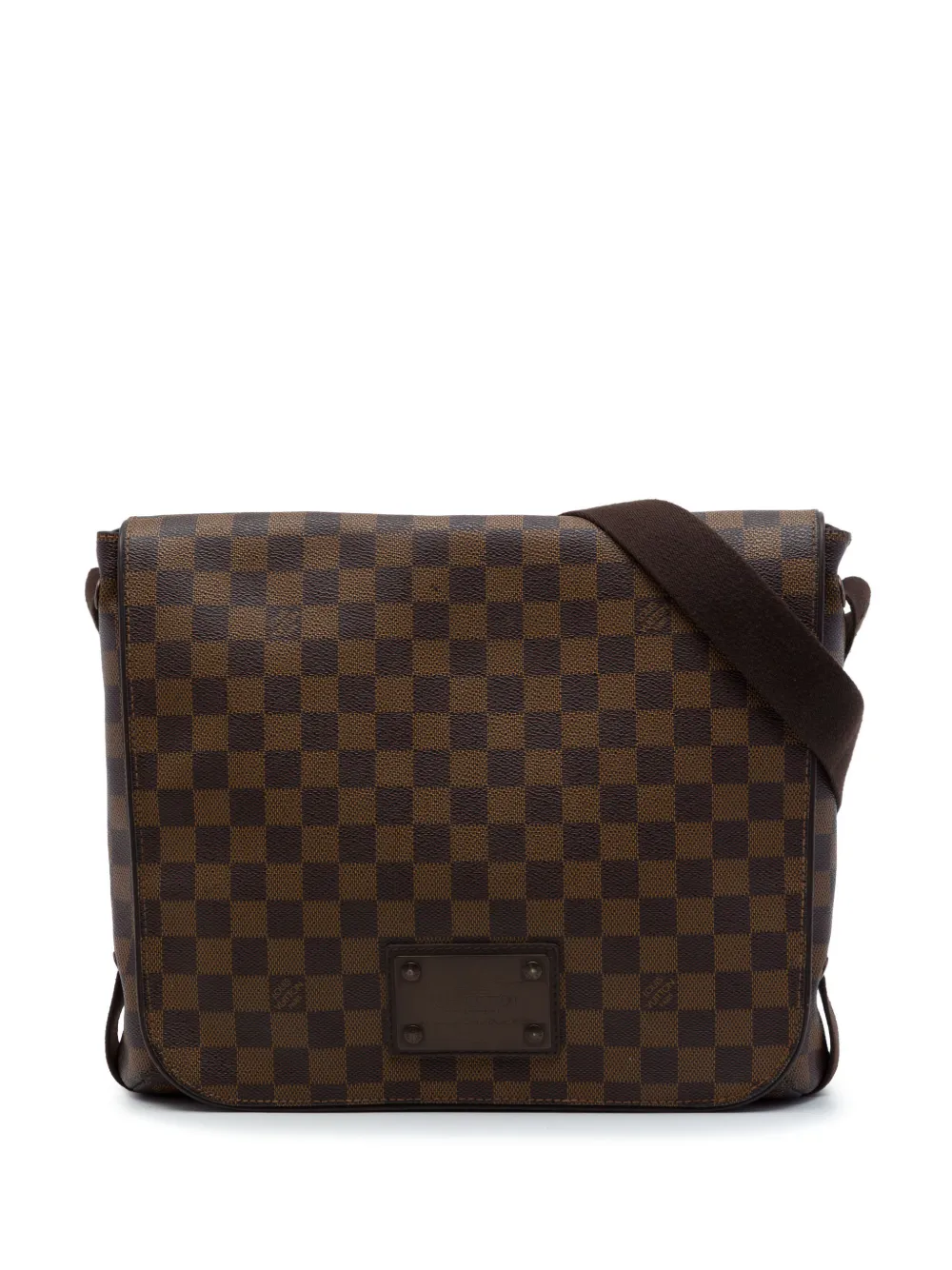 Louis Vuitton Pre-Owned 2011 Damier Ebene Brooklyn MM crossbody bag - Marrone