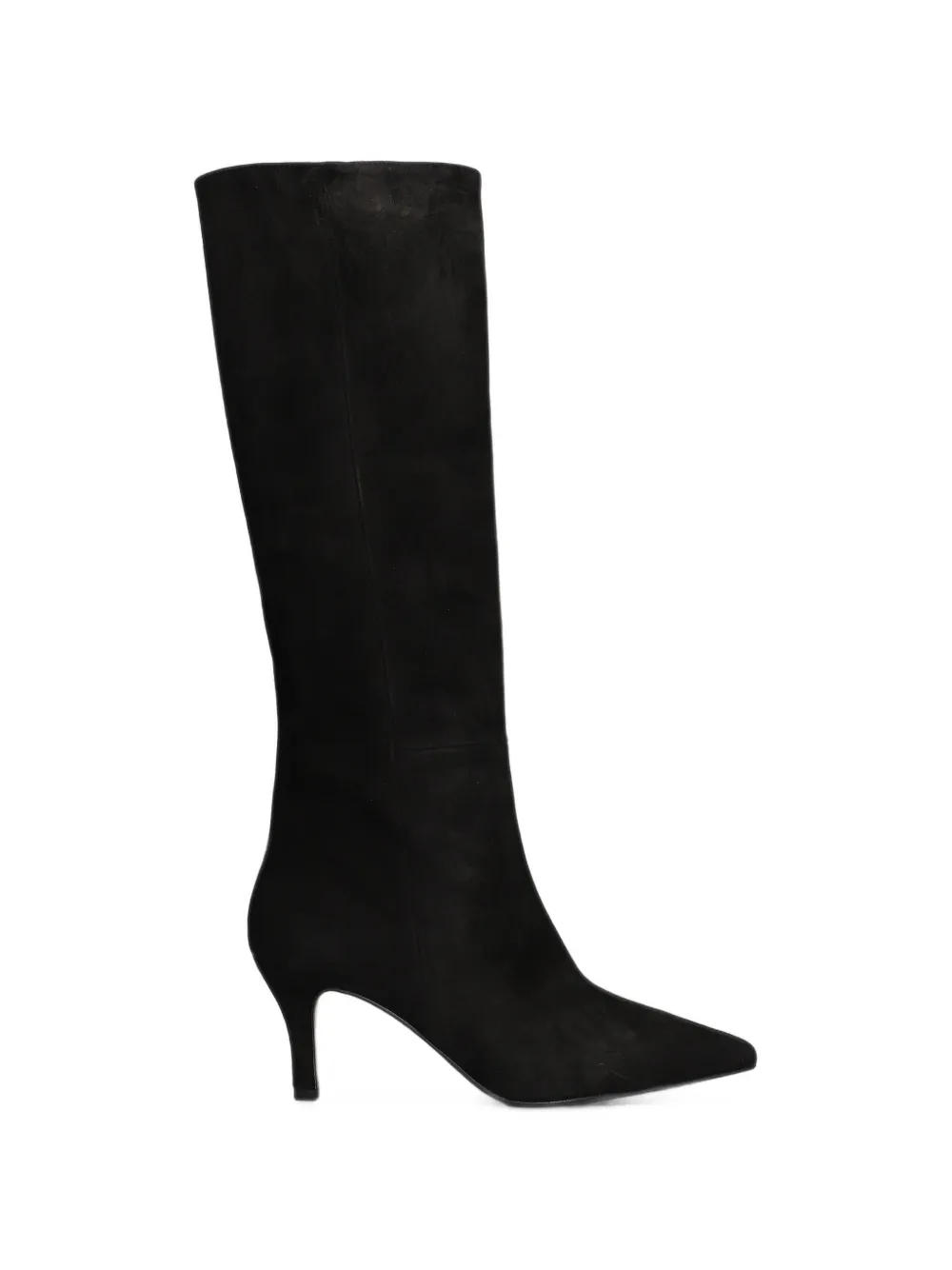 Biancadi Pointed-toe Suede Boots In Black