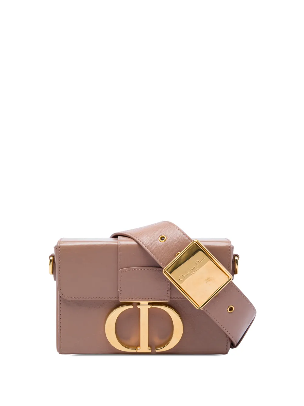 Christian Dior Pre-Owned 2019 Leather 30 Montaigne Box Bag crossbody bag - Brown