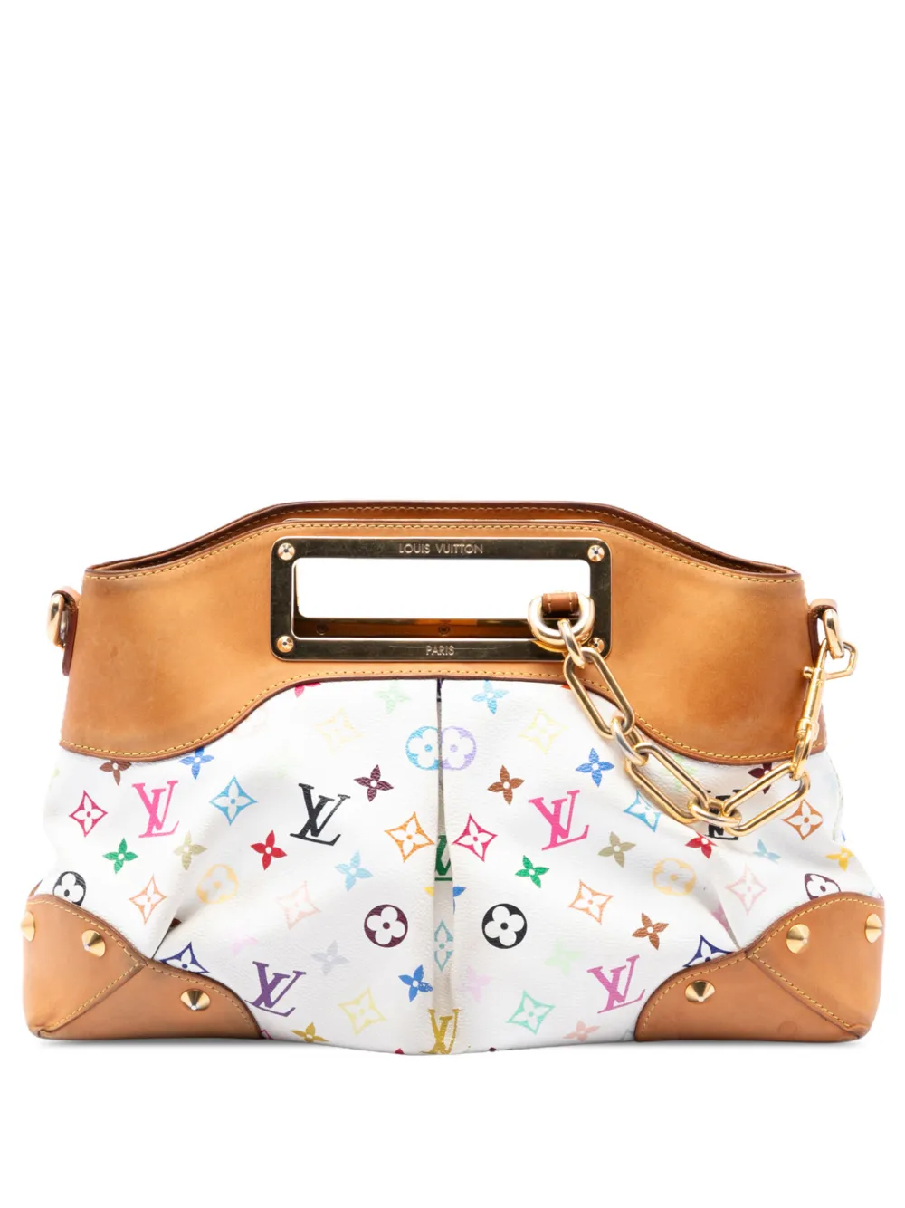 Louis Vuitton Pre-Owned 2000-2026 Monogram Multicolore Judy MM satchel - White