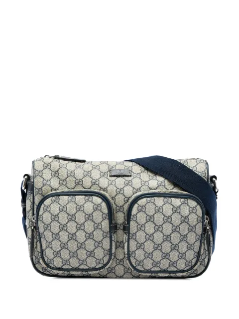 Gucci Pre-Owned 2016-2026 GG Supreme Double Pocket crossbody bag
