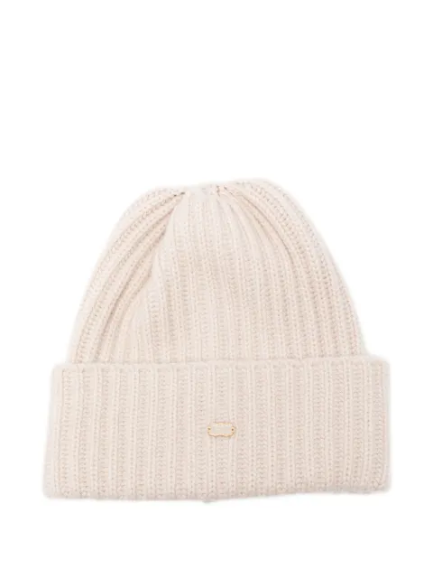 Agnona ribbed-knit beanie hat