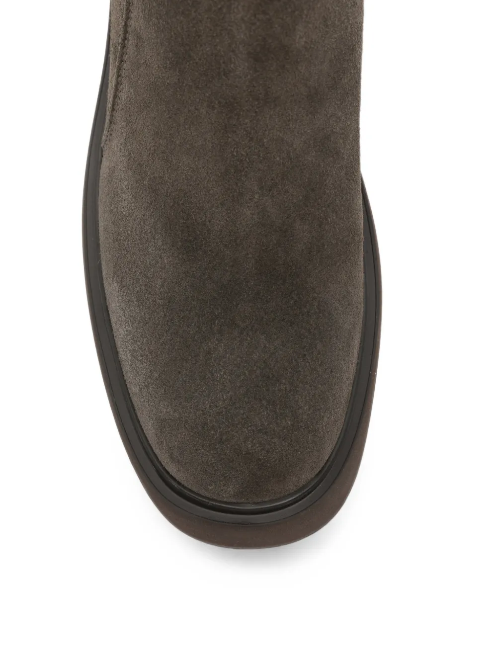 CAFèNOIR suede platform ankle boots Bruin
