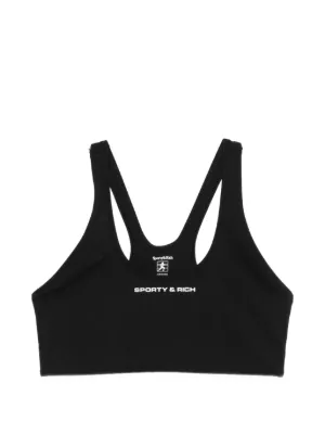 Sporty & Rich Brasier Deportivo Con Cuello En V | Azul | FARFETCH AR
